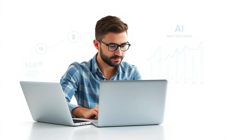Emprendedor independiente usando inteligencia artificial para optimizar el SEO de su negocio sin contratar una agencia Emprendedor independiente usando inteligencia artificial para optimizar el SEO de su negocio sin contratar una agencia