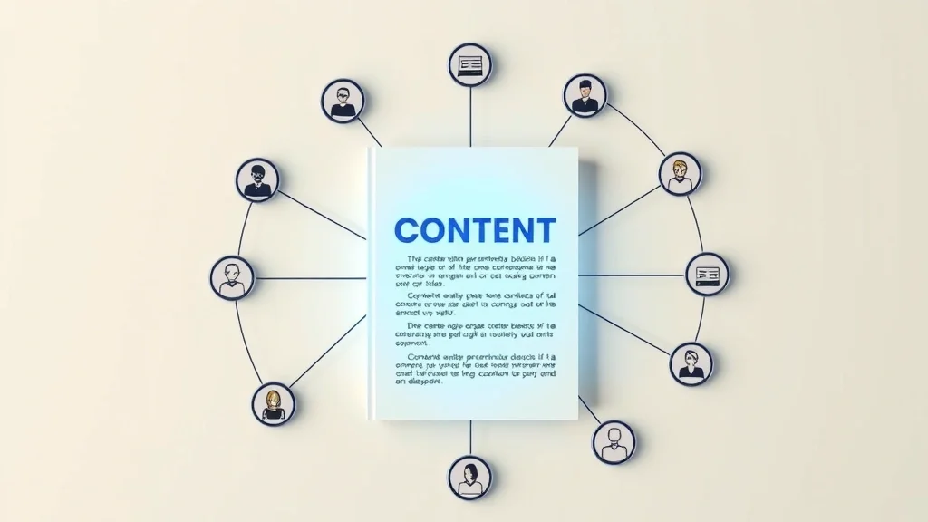 Concepto visual de SEO de autoridad con contenido de calidad e interconexión de señales digitales sobre fondo neutro Concepto visual de SEO de autoridad con contenido de calidad e interconexión de señales digitales sobre fondo neutro